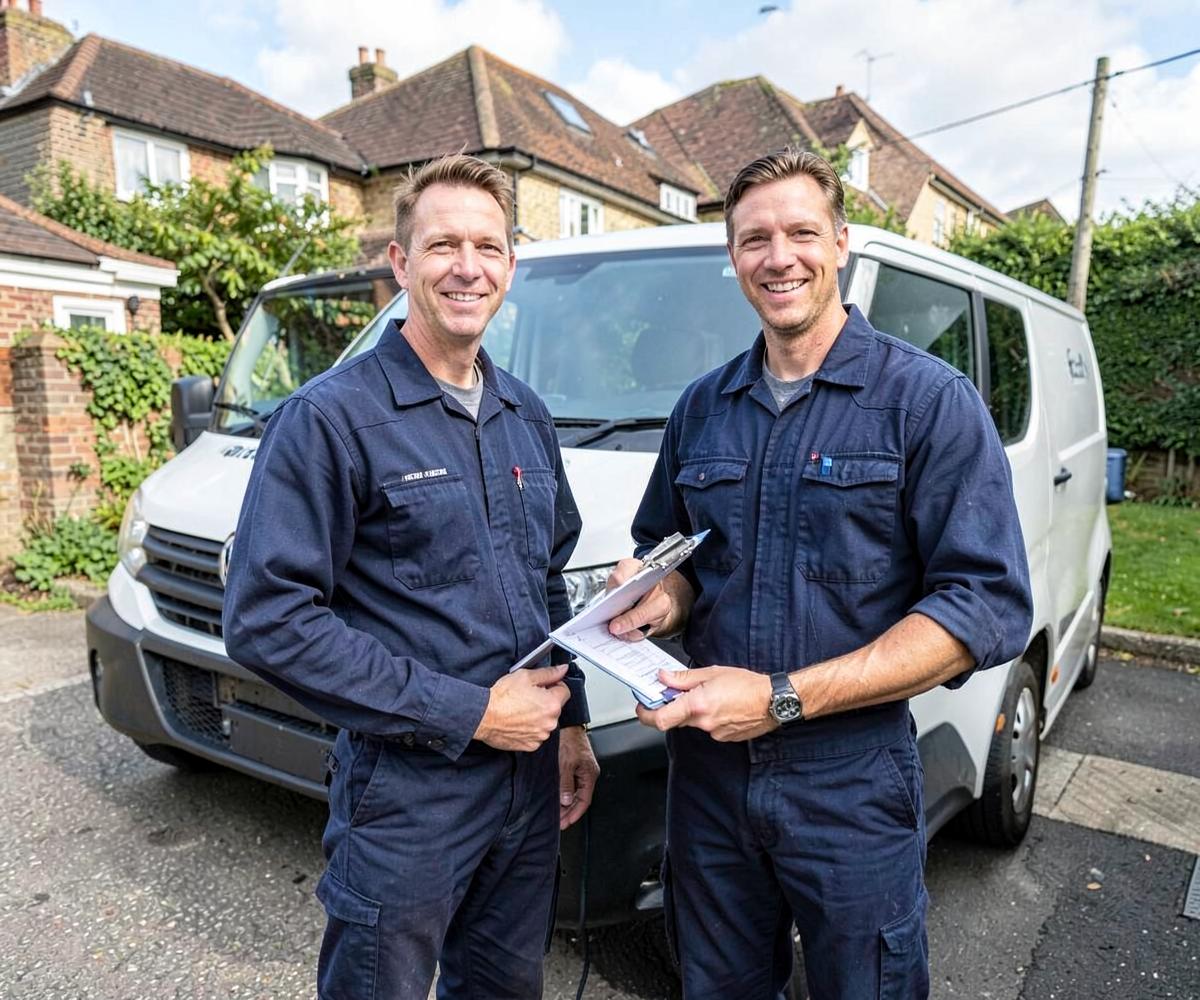 CND Mobile Mechanics team beside their service van